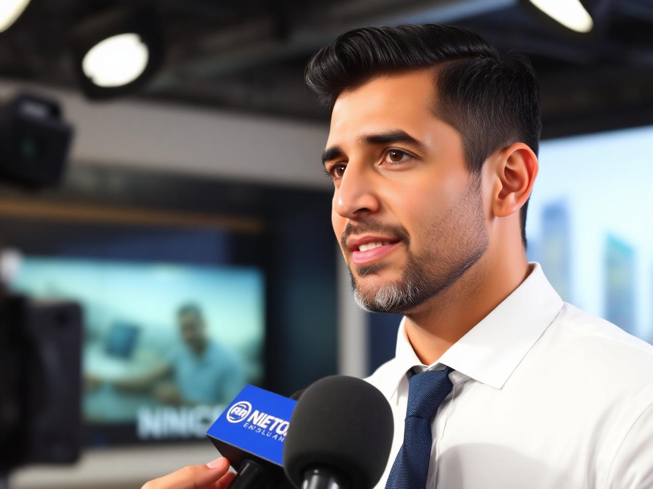 Entrevista em TV local